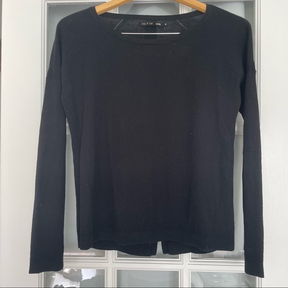 Rag & Bone Open Back Sweater